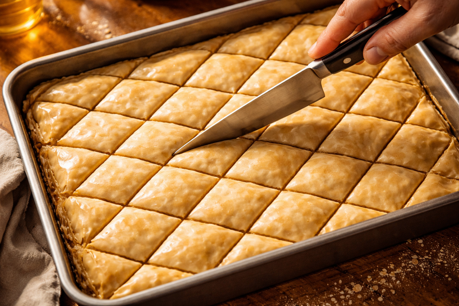 Baklava kesim tekniği